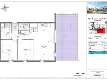 Vente appartement 3 pièces