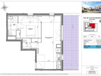 Vente appartement 2 pièces Soliers 14