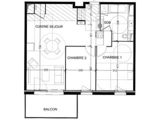 Vente appartement 3 pièces