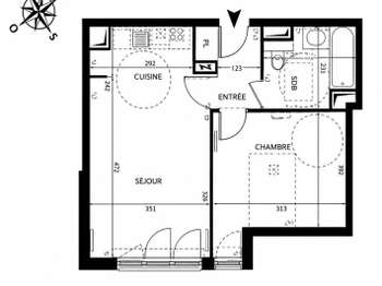 Vente appartement 2 pièces Vente appartement 2 pièces