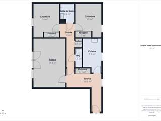 Vente appartement 3 pièces