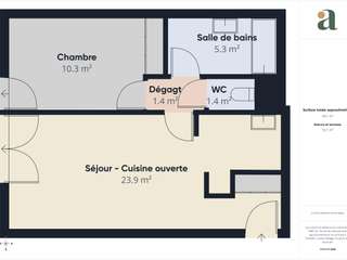 Vente appartement 2 pièces