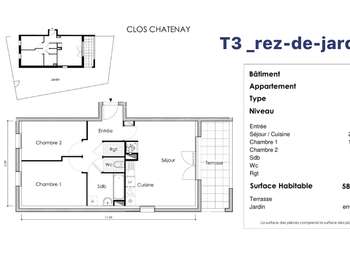 Vente appartement 3 pièces