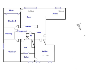 Vente appartement 3 pièces