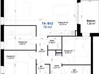 Vente appartement 4 pièces