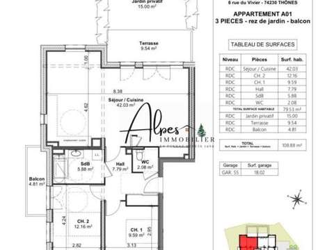 Vente appartement 3 pièces Vente appartement 3 pièces