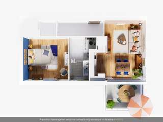 Vente appartement 2 pièces