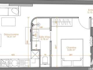 Vente appartement 1 pièce Vente appartement 1 pièce