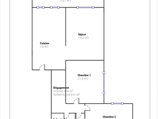 Vente appartement 3 pièces