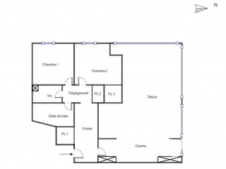 Vente appartement 3 pièces