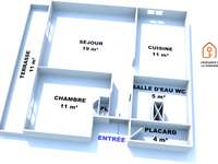 Vente appartement 2 pièces Vente appartement 2 pièces