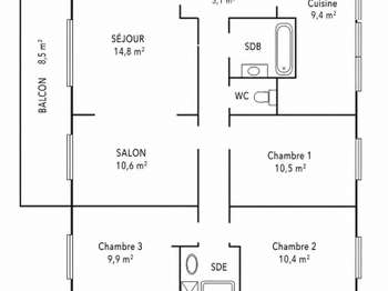 Vente Appartement 5 piècesToulon