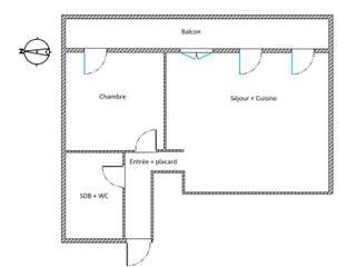 Vente appartement 2 pièces