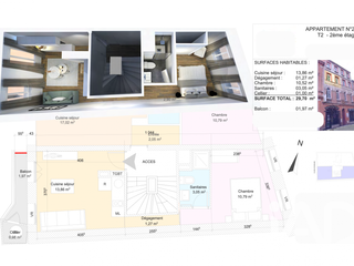 Vente appartement 2 pièces