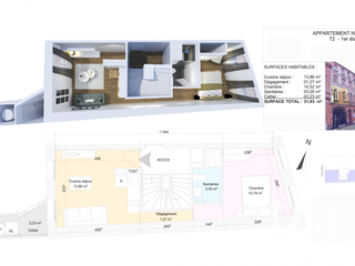 Vente appartement 2 pièces