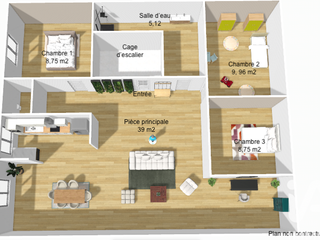 Vente appartement 4 pièces