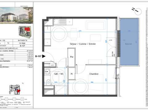 Vente appartement 2 pièces Vente appartement 2 pièces