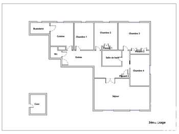 Vente Appartement 5 piècesTours