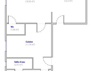 Vente appartement 2 pièces