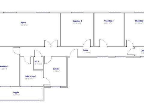 Vente appartement 5 pièces Tours 37