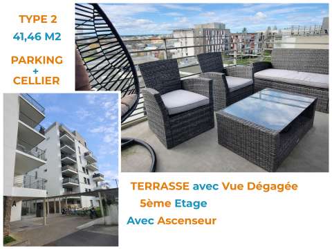 Vente appartement 2 pièces Tours 37
