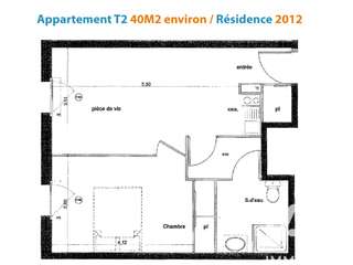 Vente appartement 2 pièces