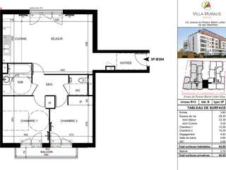 Vente appartement 3 pièces