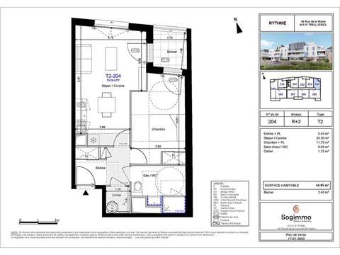 Vente appartement 2 pièces