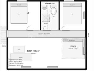 Vente appartement 3 pièces Vente appartement 3 pièces