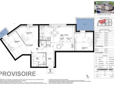 Vente appartement 4 pièces Vente appartement 4 pièces