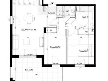 Vente appartement 3 pièces Vente appartement 3 pièces
