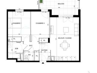 Vente appartement 3 pièces