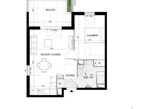 Vente appartement 2 pièces Vente appartement 2 pièces