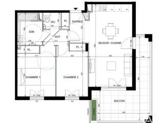 Vente appartement 3 pièces Vente appartement 3 pièces