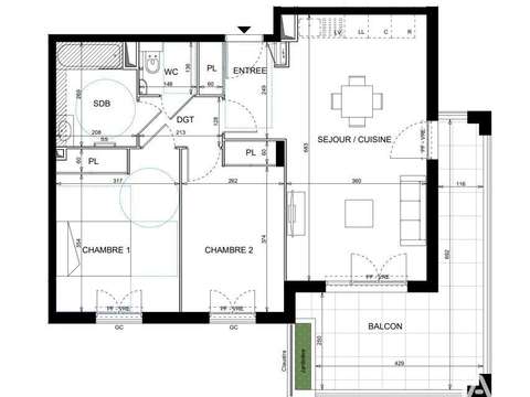 Vente appartement 3 pièces Vallauris 06
