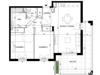 Vente appartement 3 pièces Vallauris 06