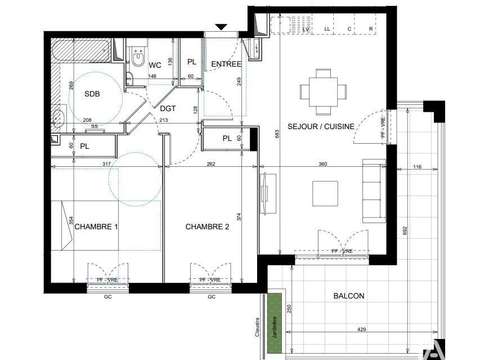 Vente appartement 3 pièces Vallauris 06