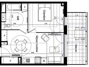 Vente Appartement 2 piècesValras-Plage