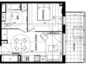 Vente appartement 2 pièces Valras-Plage 34