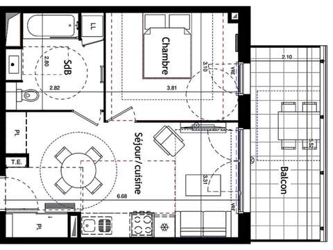 Vente appartement 2 pièces Valras-Plage 34