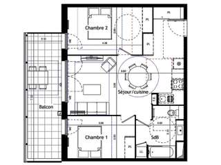 Vente appartement 3 pièces