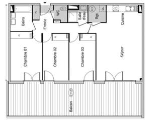 Vente appartement 4 pièces