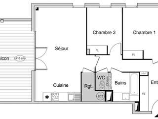 Vente appartement 3 pièces