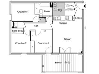 Vente appartement 4 pièces