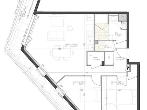 Vente appartement 3 pièces