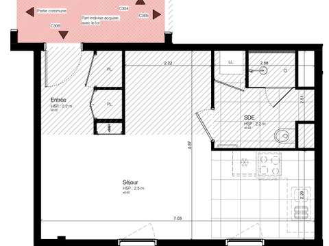 Vente appartement 1 pièce