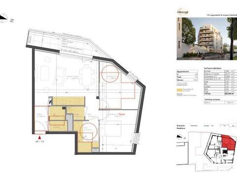 Vente appartement 3 pièces