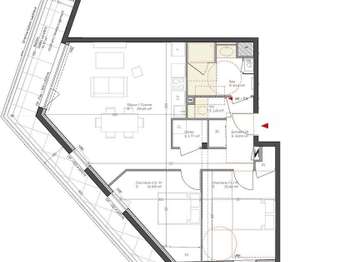 Vente appartement 3 pièces