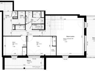 Vente appartement 3 pièces