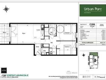 Vente Appartement 3 piècesVannes